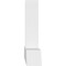 Ekena Millwork Portland Architectural Grade PVC Gable Bracket, 96"W x 28"H x 6"D x 6"F, 7/12 Pitch GBP096X28X0606POR00 - alternate 3